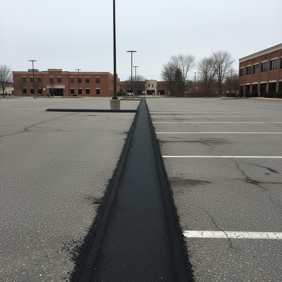 Superior Asphalt Solutions crew working on a home