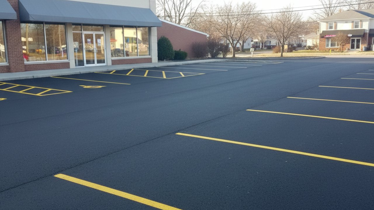 Asphalt Resurfacing completed by Superior Asphalt Solutions in Brookhaven, NY